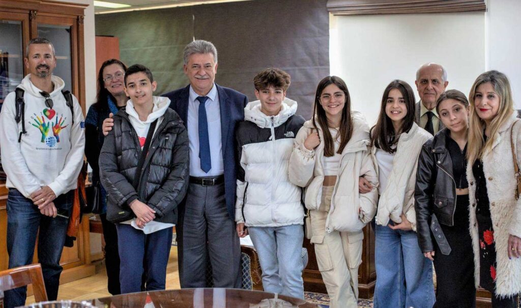 Συμμαχία Πολιτών, Β.Νανόπουλος, Παιδιά του 'Erasmus' στην Δημαρχεία